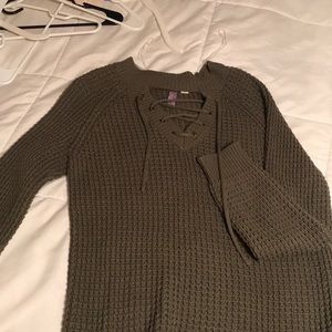 Green sweater